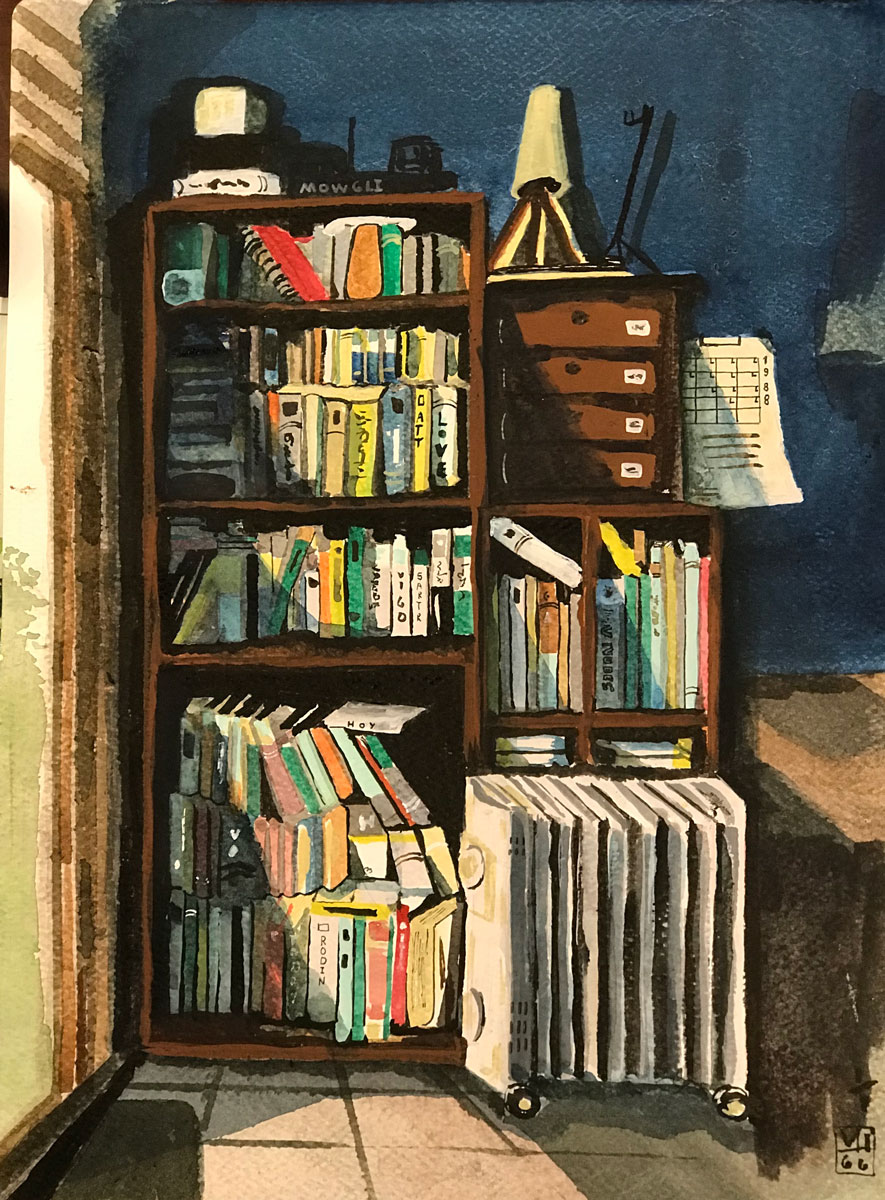 La biblioteca de mi cuarto – Francisco Viveros La biblioteca de mi cuarto – Francisco Viveros